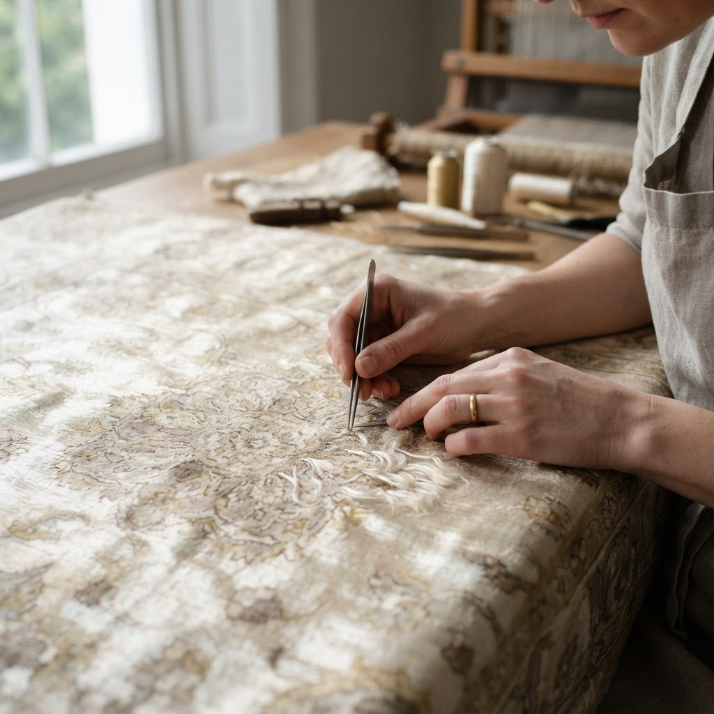 Caring for Handmade Silk Rugs